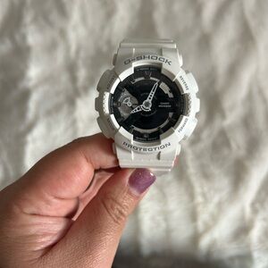G-Shock White and Black Women's Watch